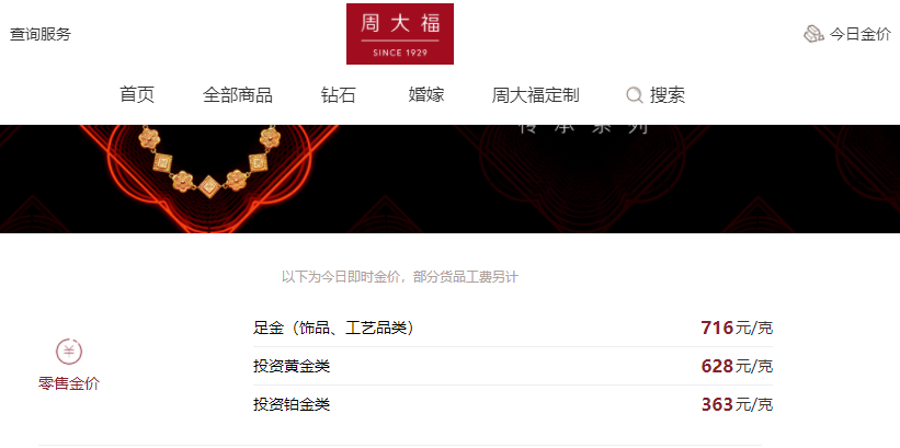 周大福深圳厂区停产 珠宝首饰为啥不好卖了?