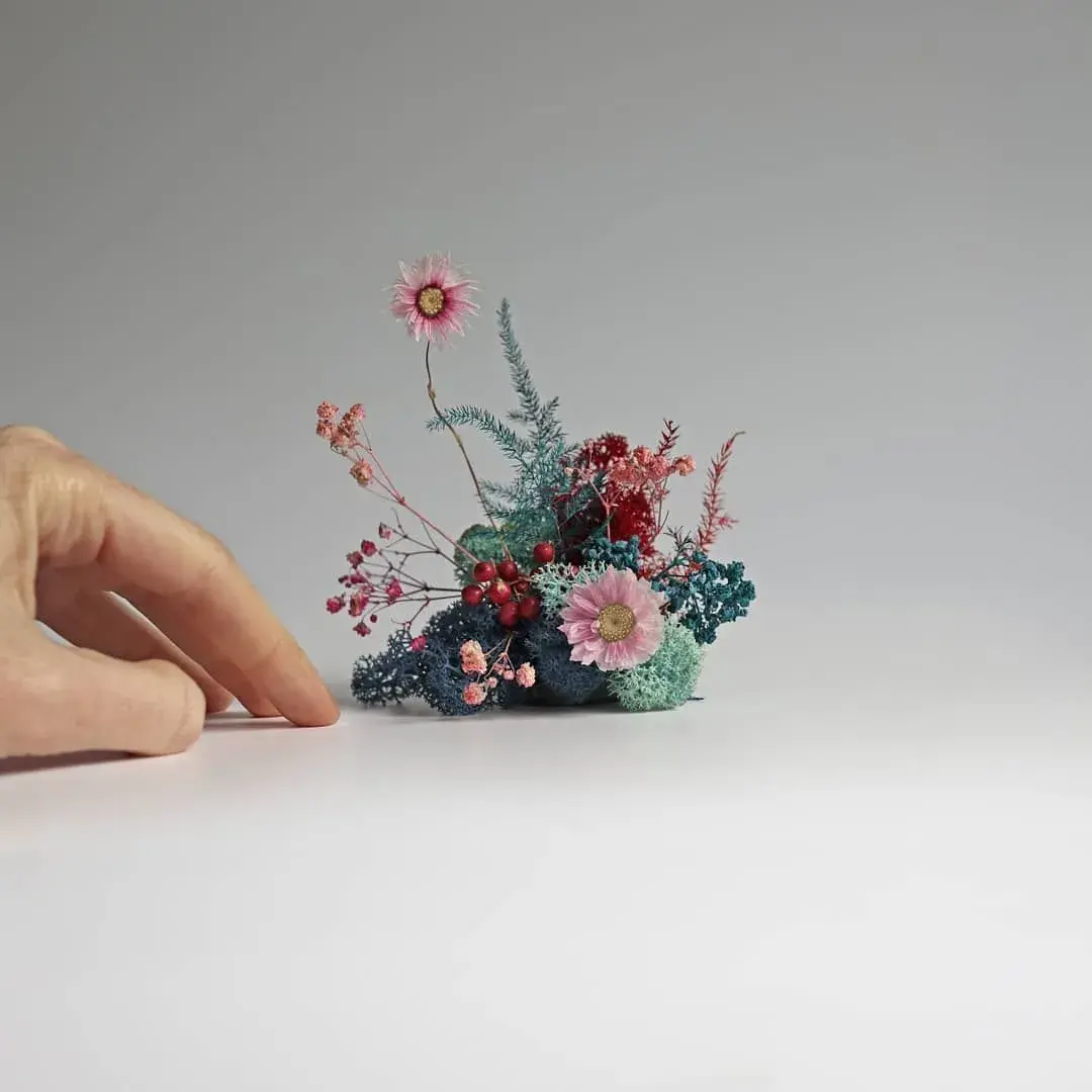 惟妙惟肖的花艺造型，时尚前卫的色彩，居然都是模仿的世界名画