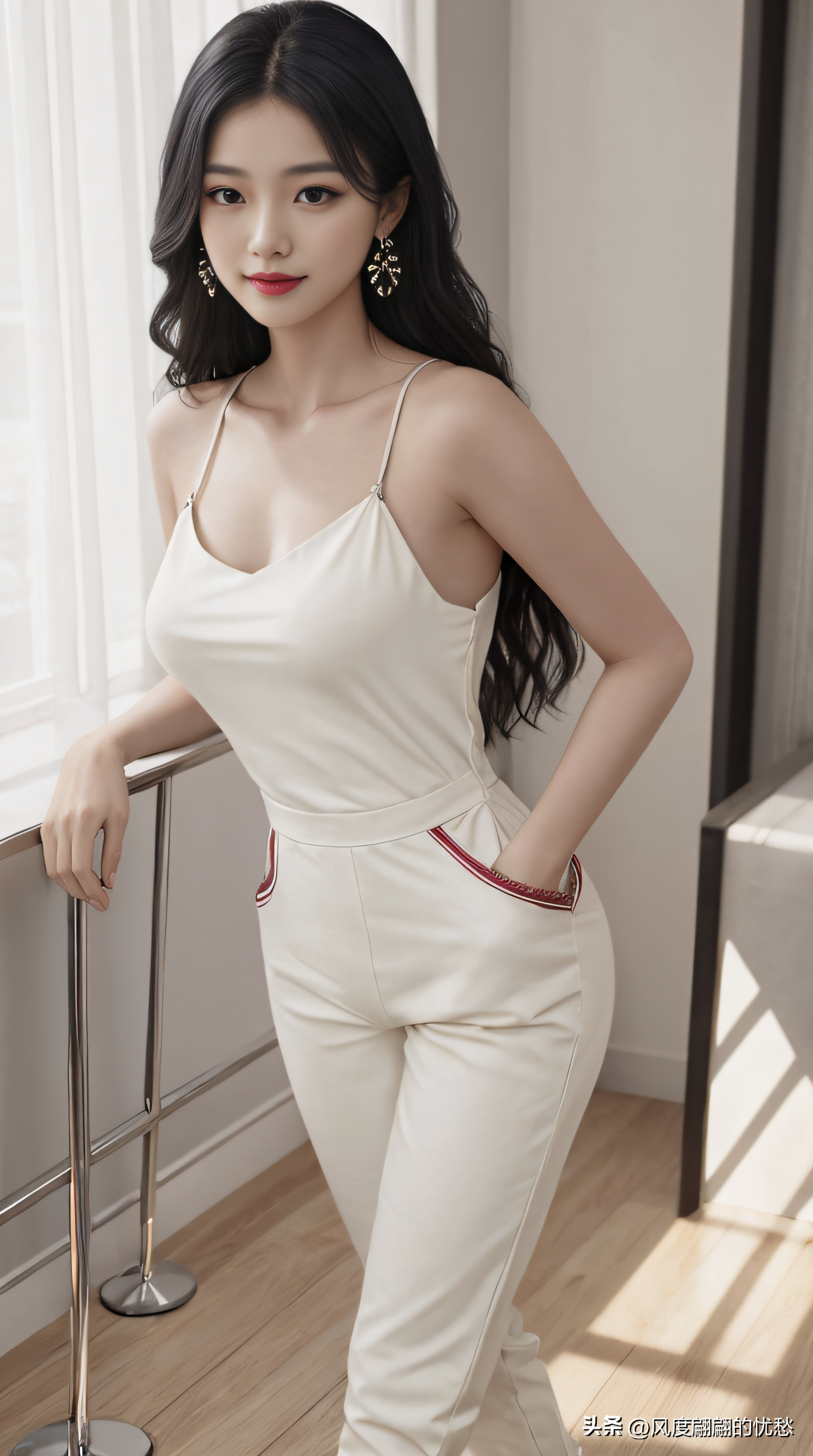 每日高清美图分享｜吊带连体裤释放性感魅力，完美身材轻松拥有