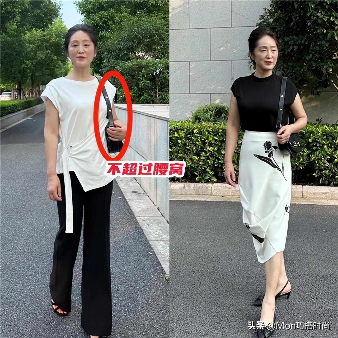 答应我，中年女人尽量少背双肩包、奶奶包，多背这3款更优雅时尚