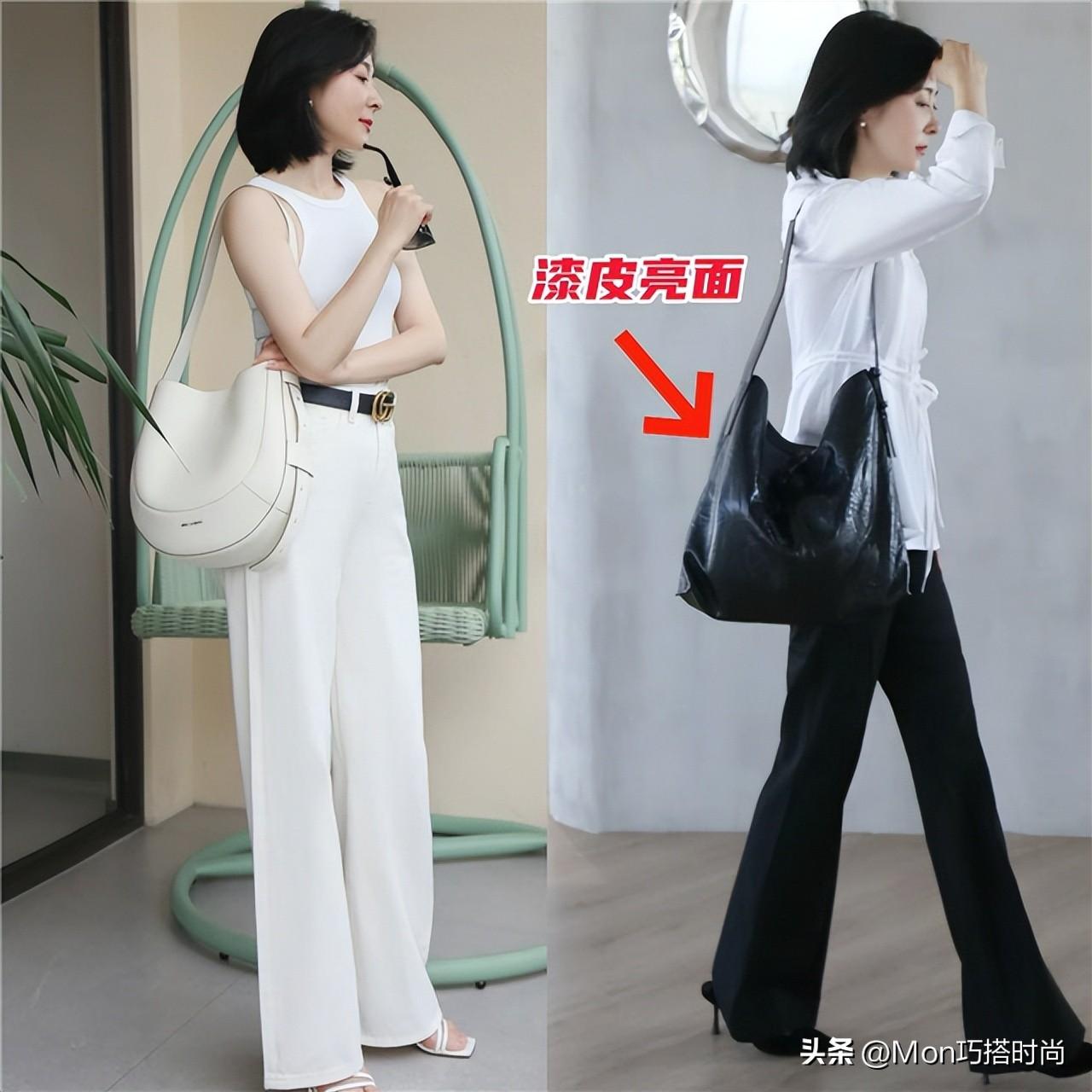 答应我，中年女人尽量少背双肩包、奶奶包，多背这3款更优雅时尚