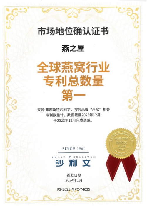 燕之屋科研成果登上国际权威期刊，证实高温炖煮燕窝具有更高的营养价值