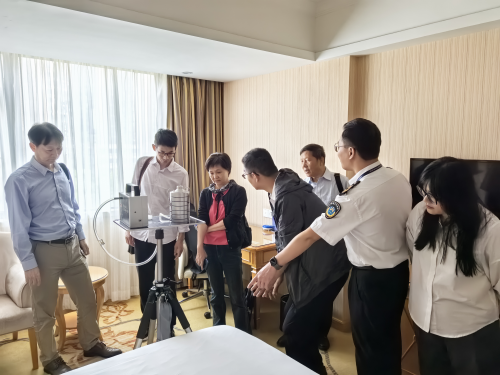 宝安区疾控中心联合区公共卫生服务中心开展公共场所健康危害因素监测   保障居民健康安全