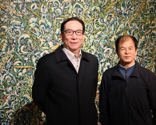 “星阮之芸·源鹿玥德——袁德华艺术作品展”在中华世纪坛开幕