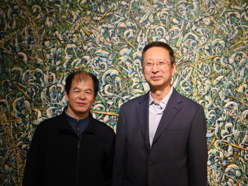 “星阮之芸·源鹿玥德——袁德华艺术作品展”在中华世纪坛开幕