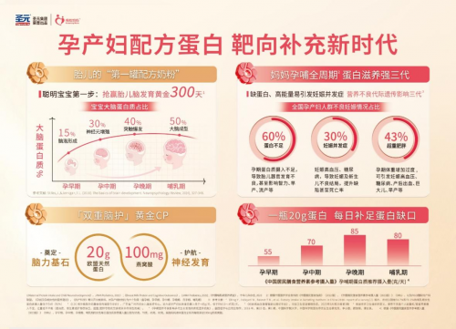 ​​拇指妈妈孕产妇配方蛋白：以精准蛋白营养，护航宝宝脑发育​