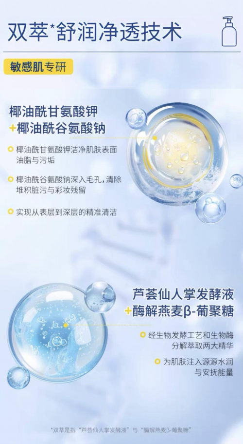 沈梦辰阚清子直播间洁面首选！花印水漾洁面慕斯凭10重氨基酸配方斩获市场认可