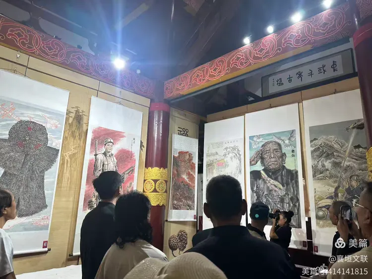 和平薪火永相传 太行精神耀千秋——昌襄两地艺术交流展·襄垣站开幕