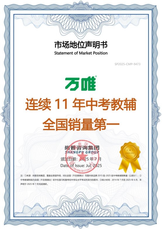 斩获多冠！万唯以专业创新领跑中考教学服务进入优质教辅新时代