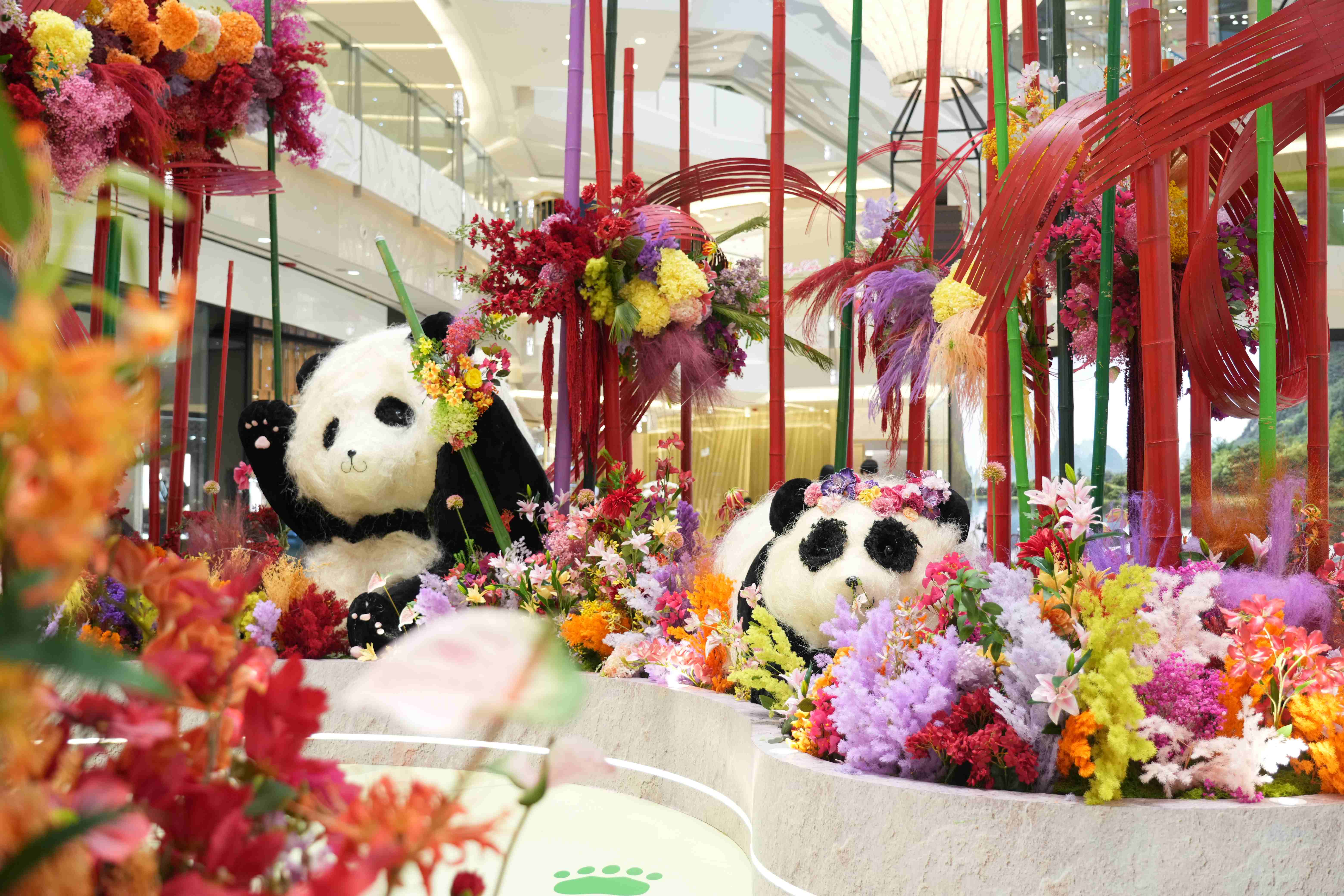 上海ifc商场竹趣熊猫乐园惊喜亮相