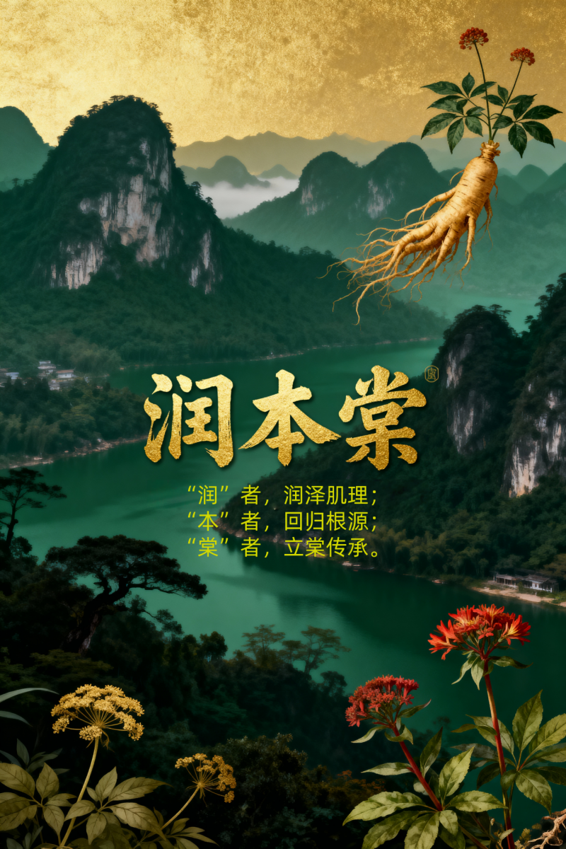 《润本棠》的起源与愿景：从一滴本源润养，到一棠焕颜传奇